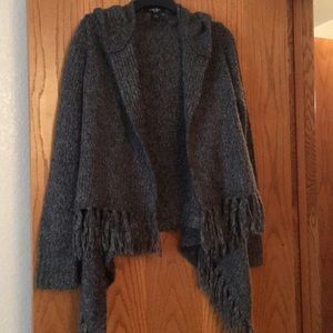 Nine West Fringe Flyaway Sweater